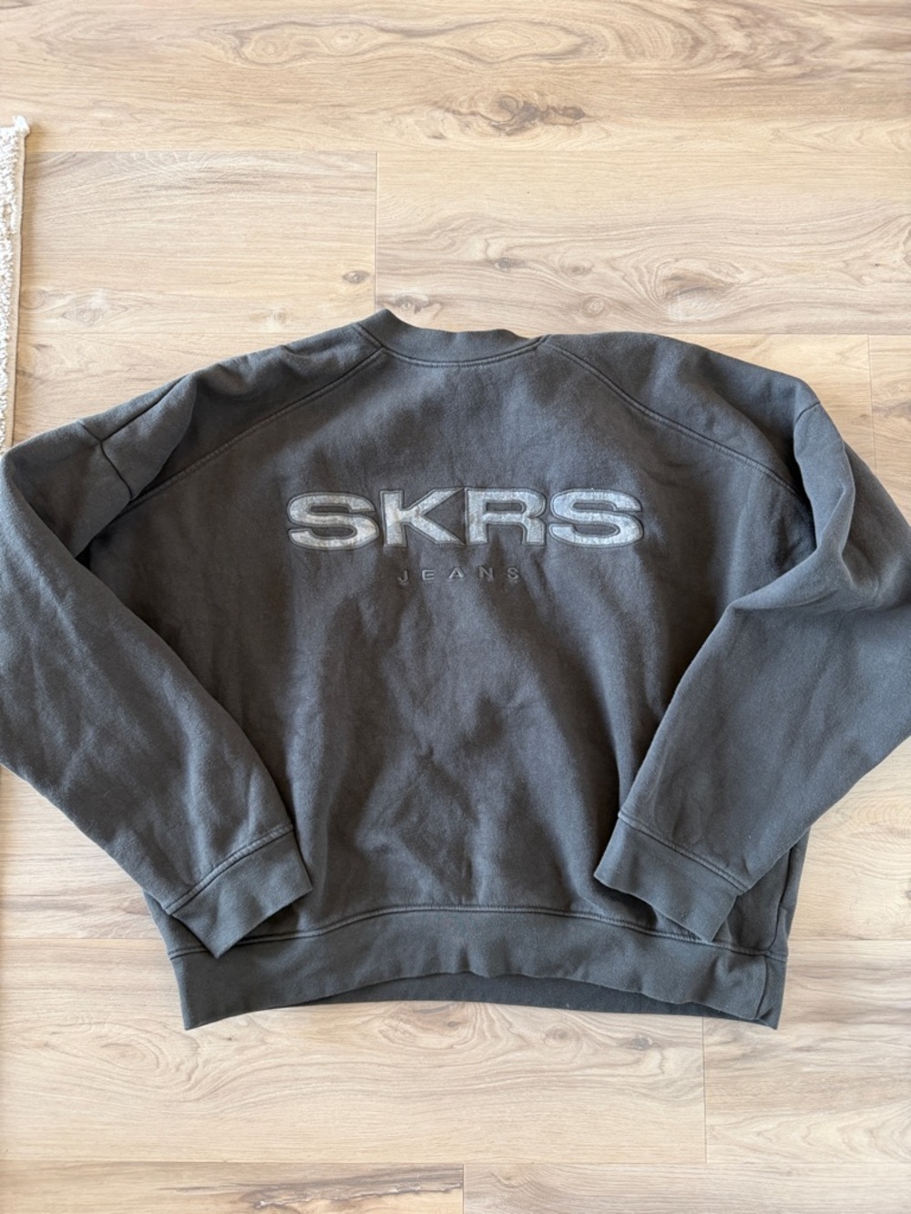 SKRS Women's Crewneck Sweatshirt in Charcoal Gray